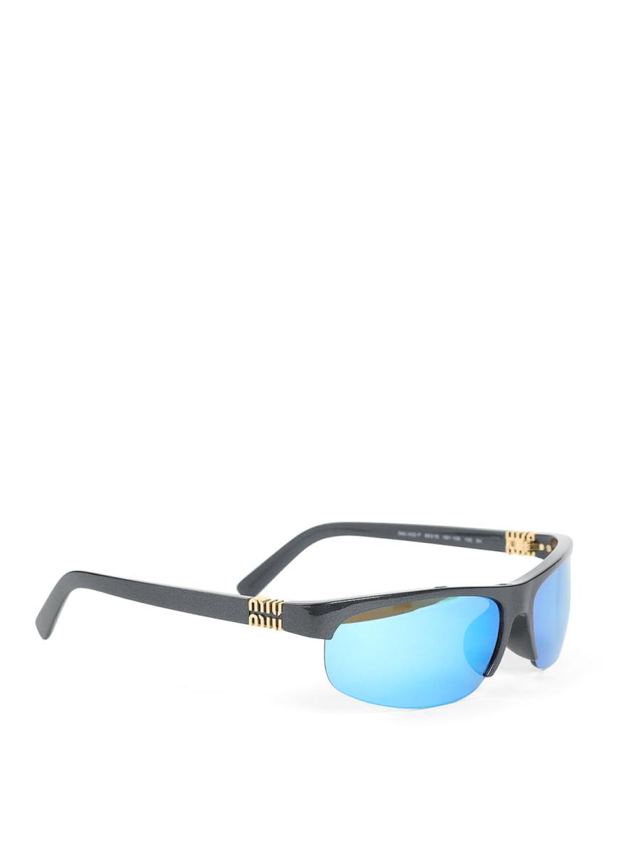 Miu Miu Lunettes De Soleil - Bleu Clair
