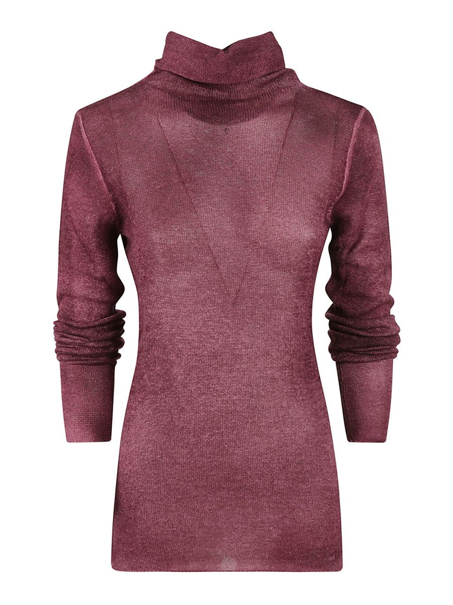 Avant Toi Pull Col Roulé - Bordeaux
