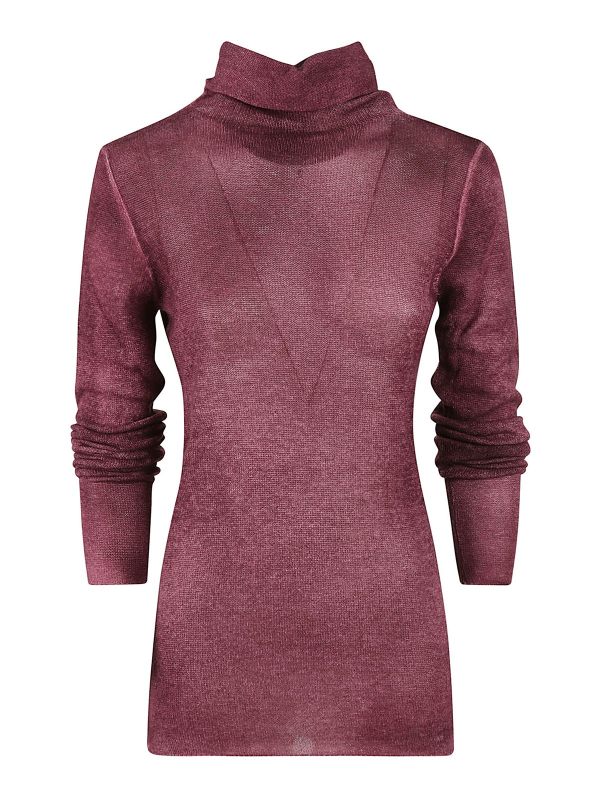 Avant Toi Pull Col Roulé - Bordeaux
