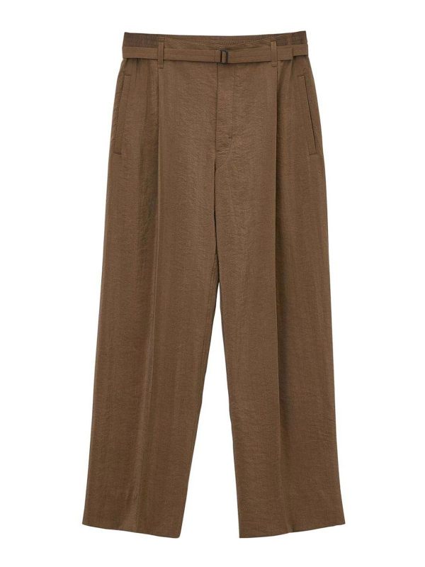 Lemaire Pantalons Décontractés - Marron