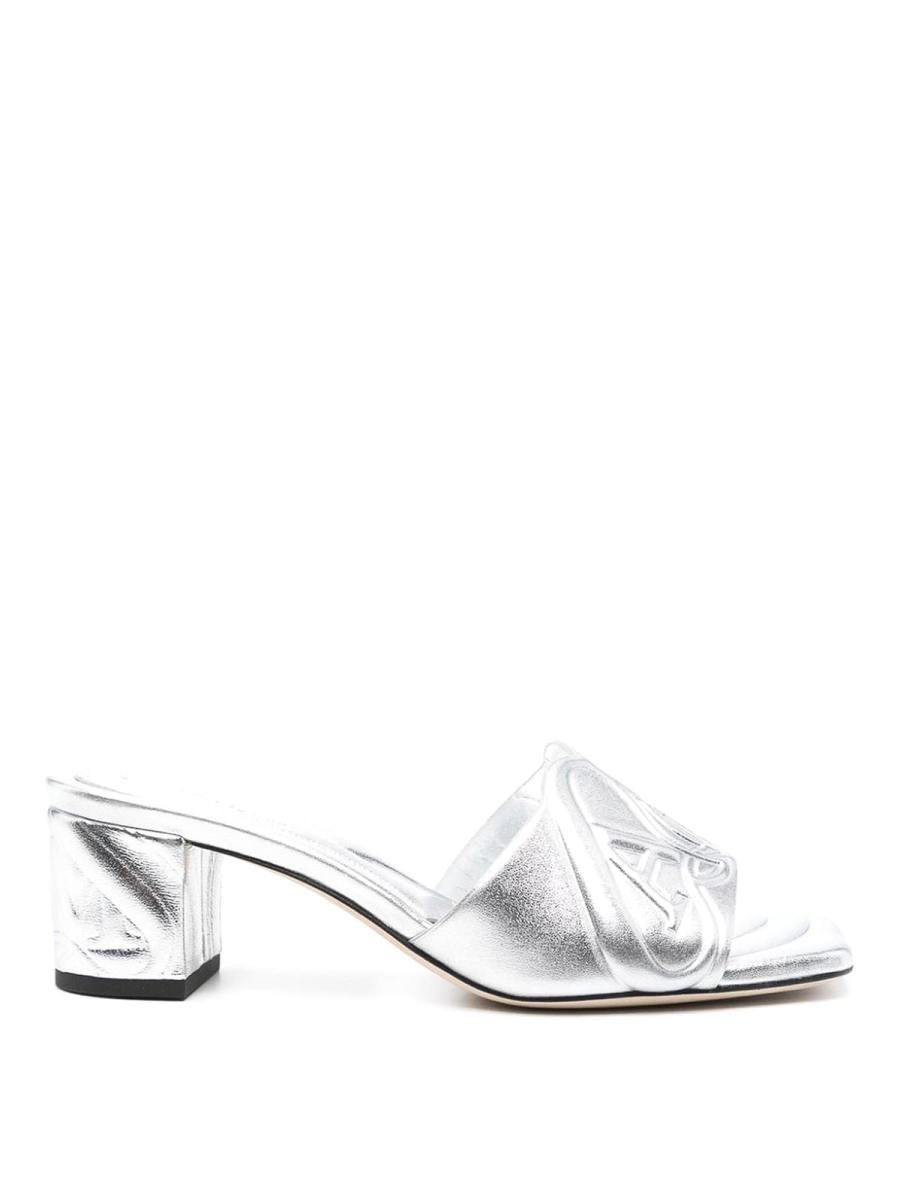 Alexander Mcqueen Sandales - Argent