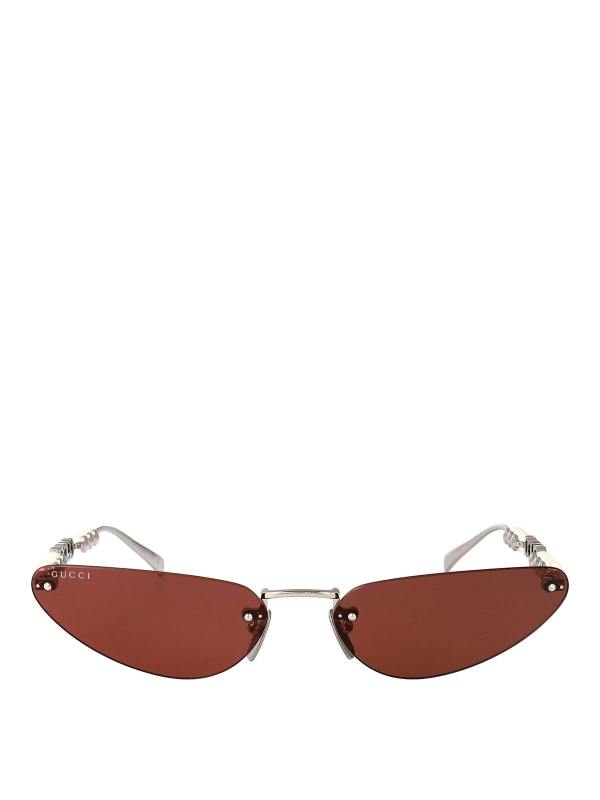Gucci Lunettes De Soleil - Argent