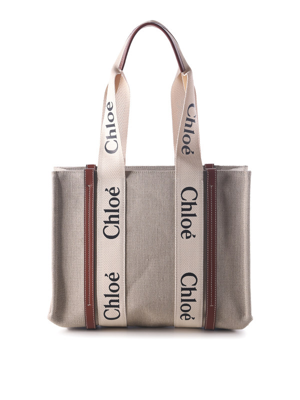 Chloe' Sac Cabas - Blanc