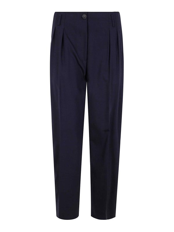 Erika Cavallini Pantalons Décontractés - Bleu