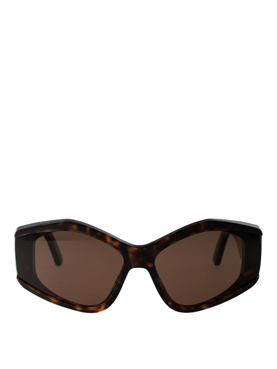 Balenciaga Lunettes De Soleil - Marron