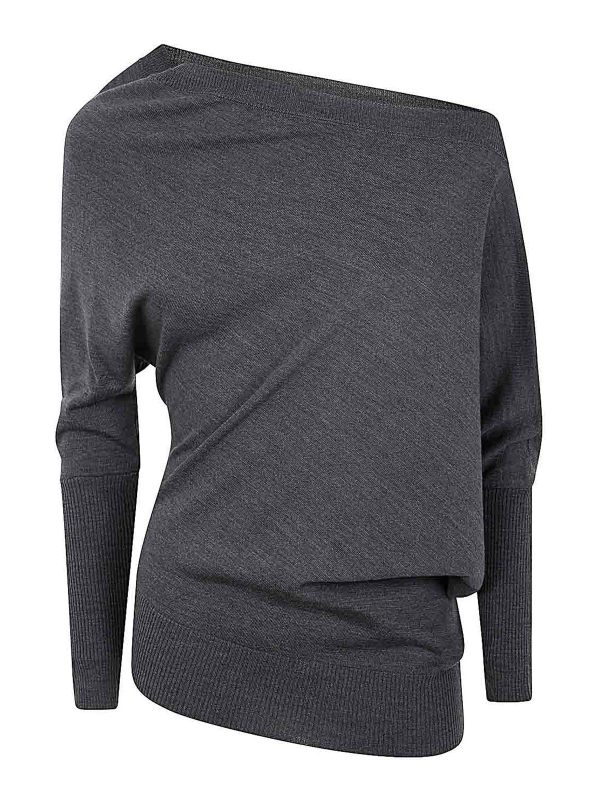 Liviana Conti Pull Col Rond - Gris