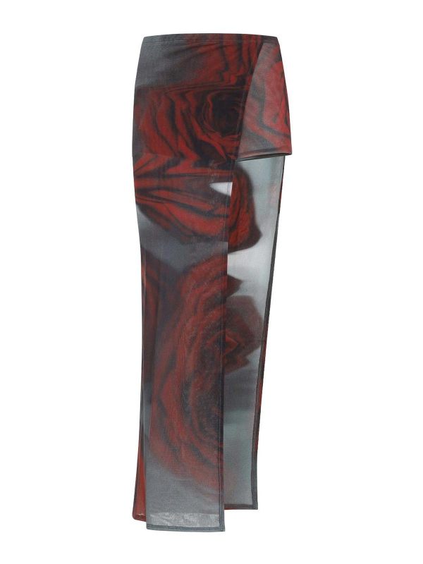 Jean Paul Gaultier Jupe Midi - Gris