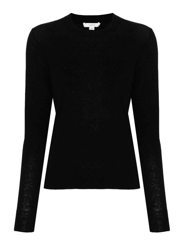 Vince Pull Col Rond - Noir
