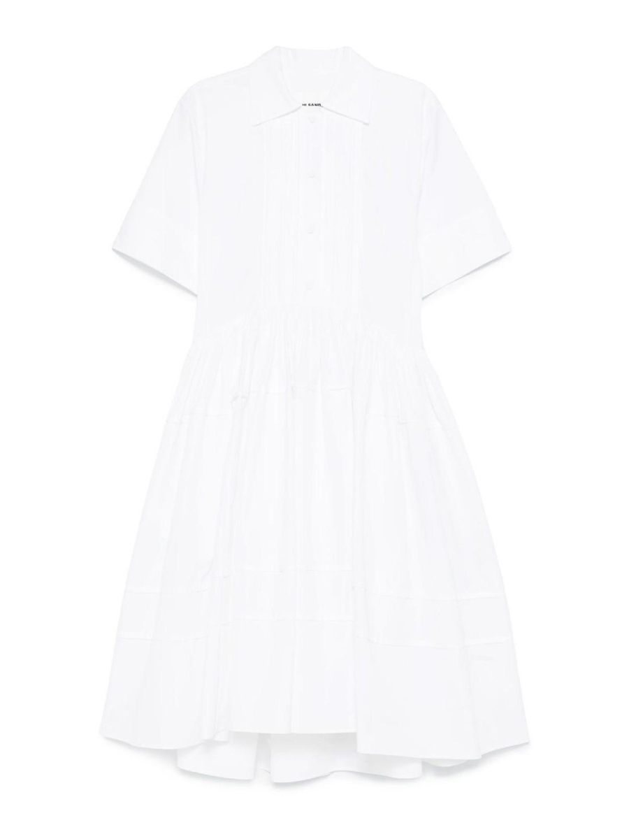 Jil Sander Robe Au Genou - Beige