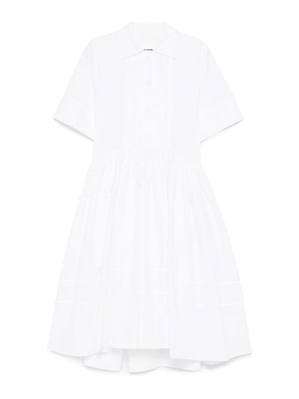 Jil Sander Robe Au Genou - Beige