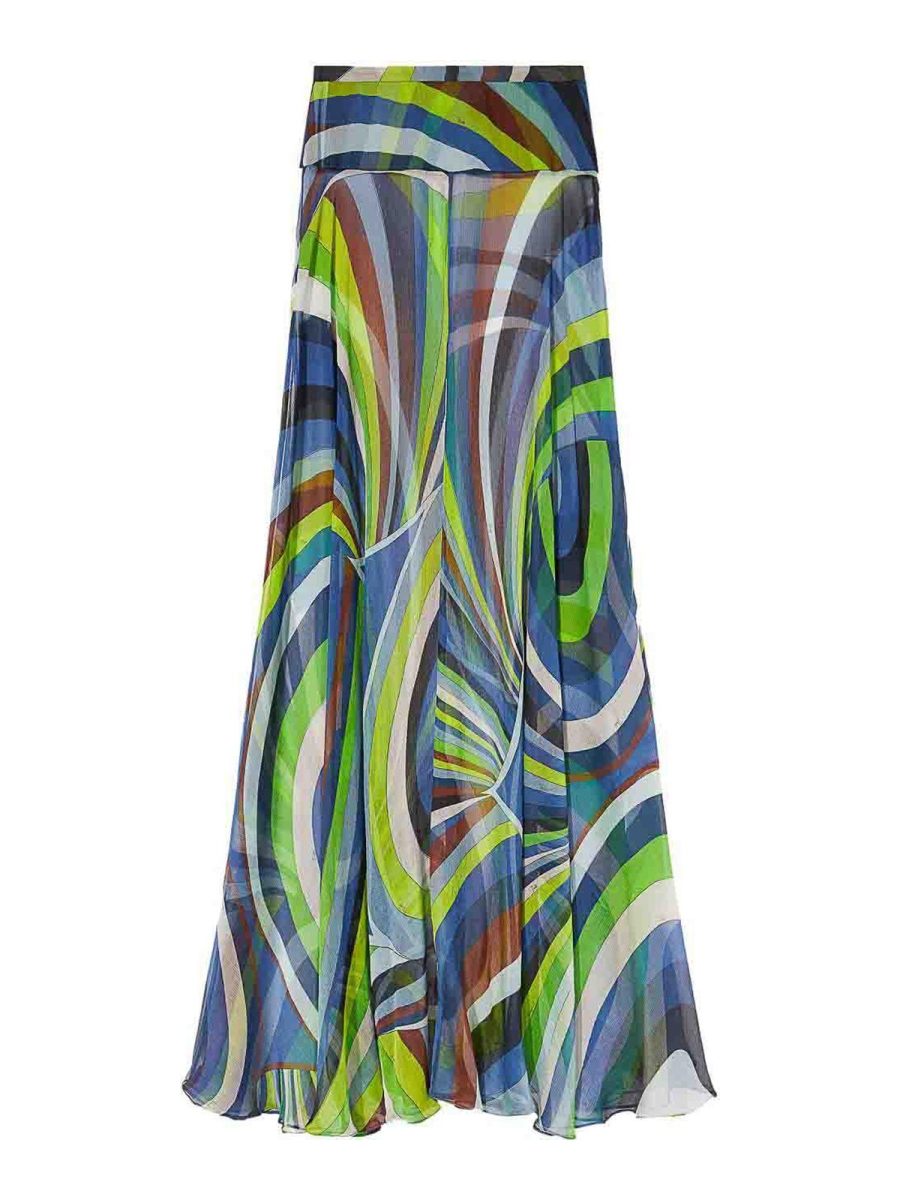 Emilio Pucci Jupe Midi - Multicolore