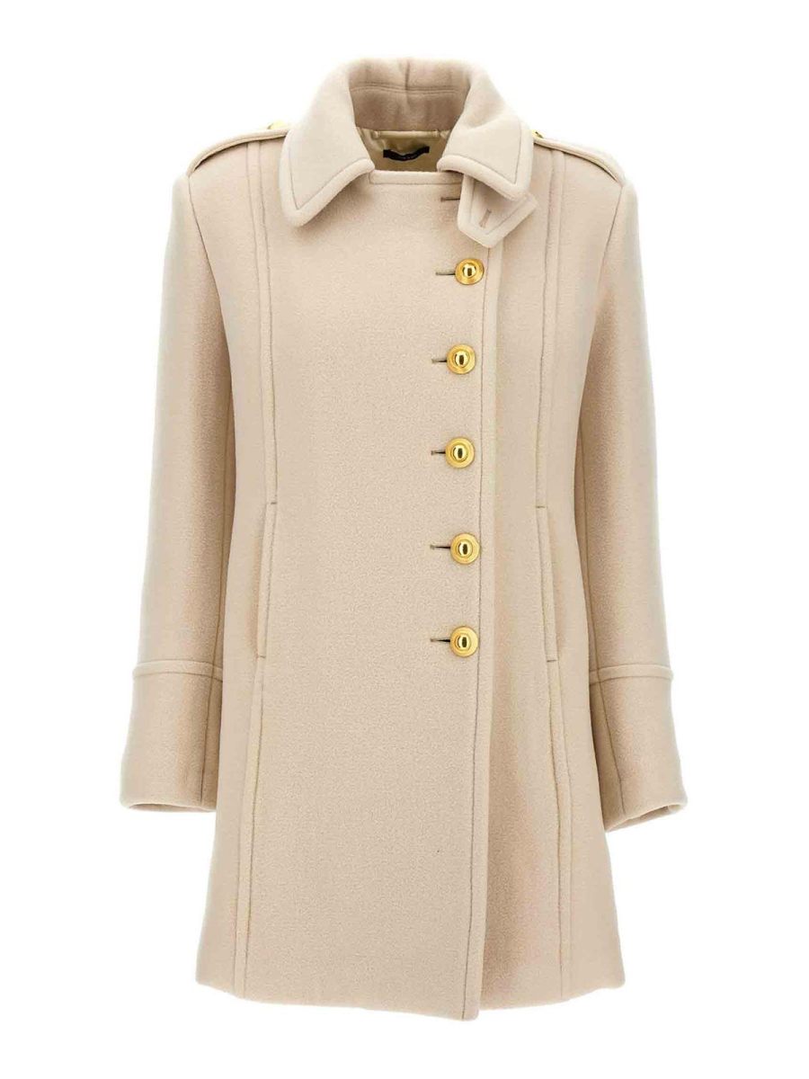 Tom Ford Manteau Court - Blanc