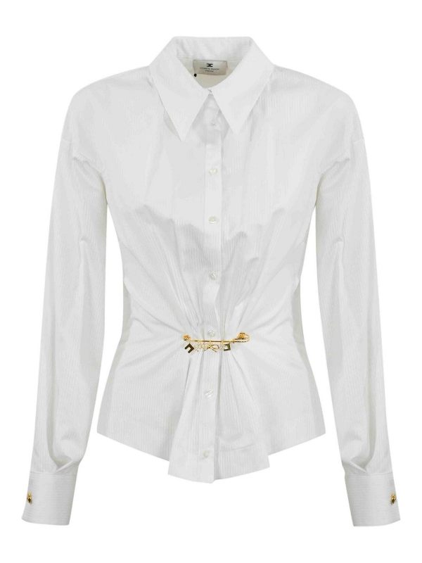 Elisabetta Franchi Chemise - Blanc