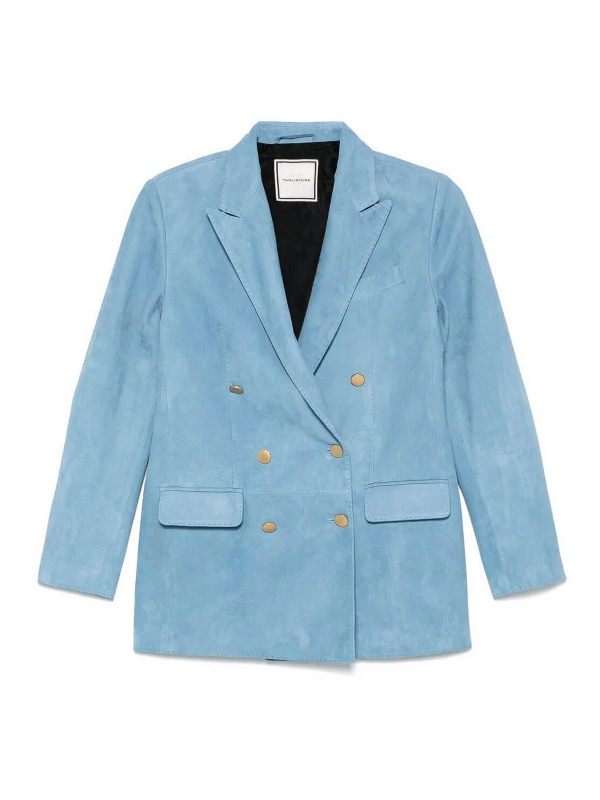 Tagliatore Blouson En Cuir - Bleu