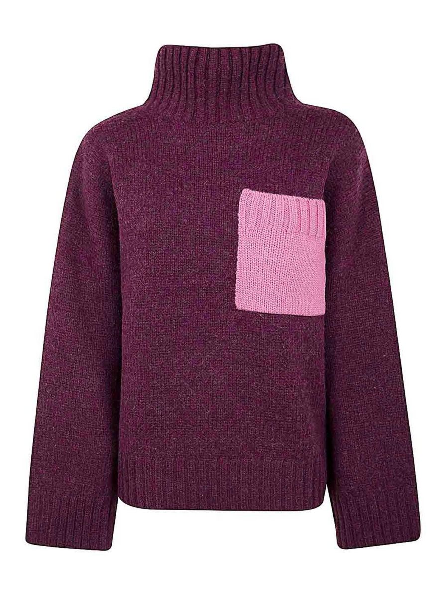 J. W. Anderson Pull Col Roulé - Rose