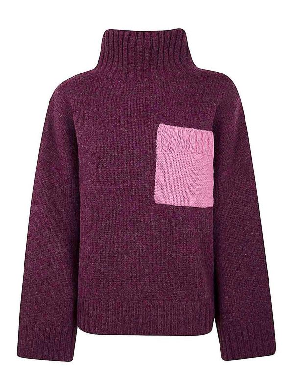 J. W. Anderson Pull Col Roulé - Rose