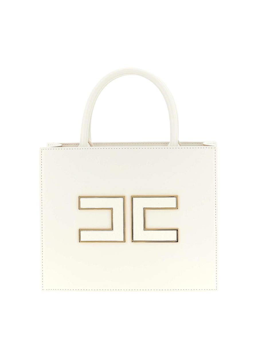 Elisabetta Franchi Sac Cabas - Blanc