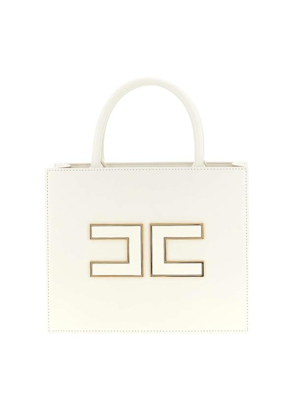 Elisabetta Franchi Sac Cabas - Blanc
