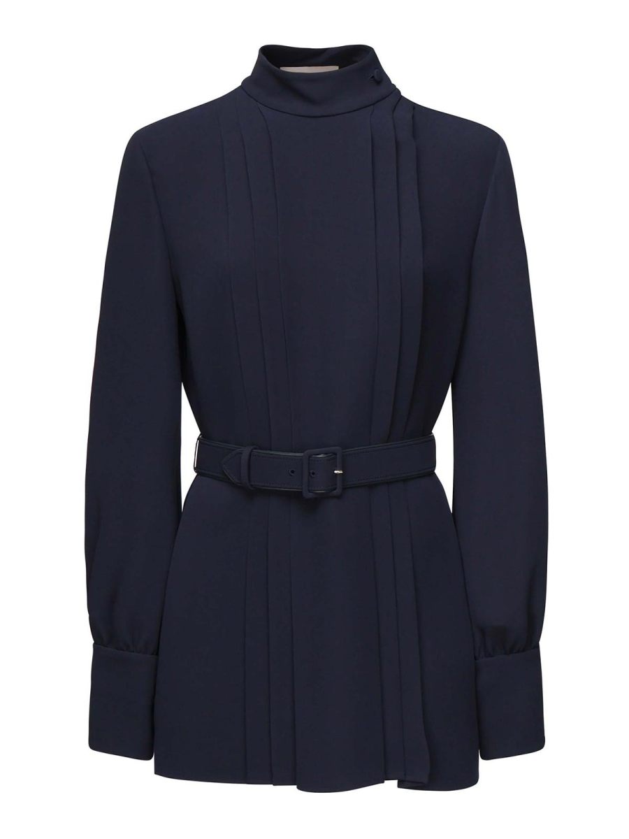 Valentino Garavani Robe Au Genou - Bleu