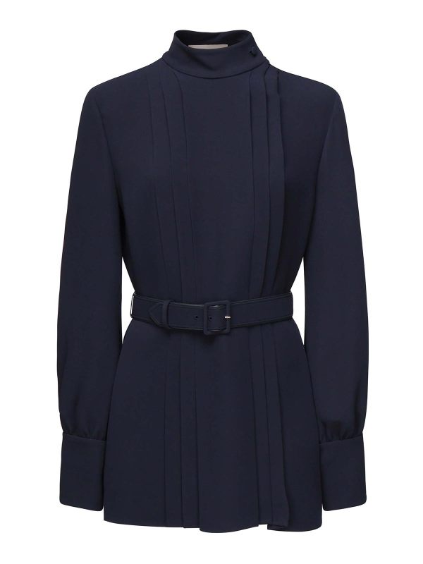 Valentino Garavani Robe Au Genou - Bleu