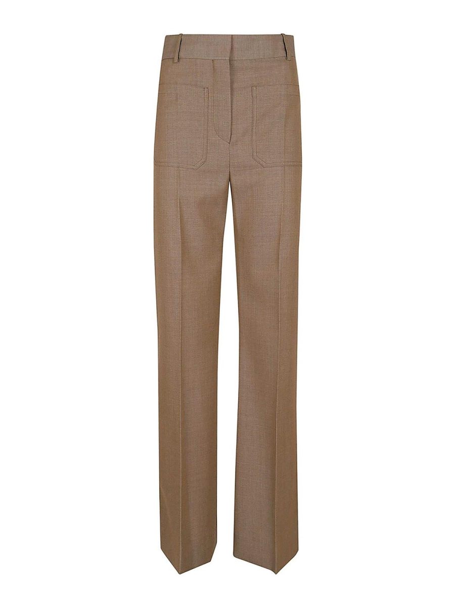 Victoria Beckham Pantalon Couturier - Marron