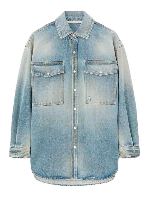 Palm Angels Chemise - Bleu