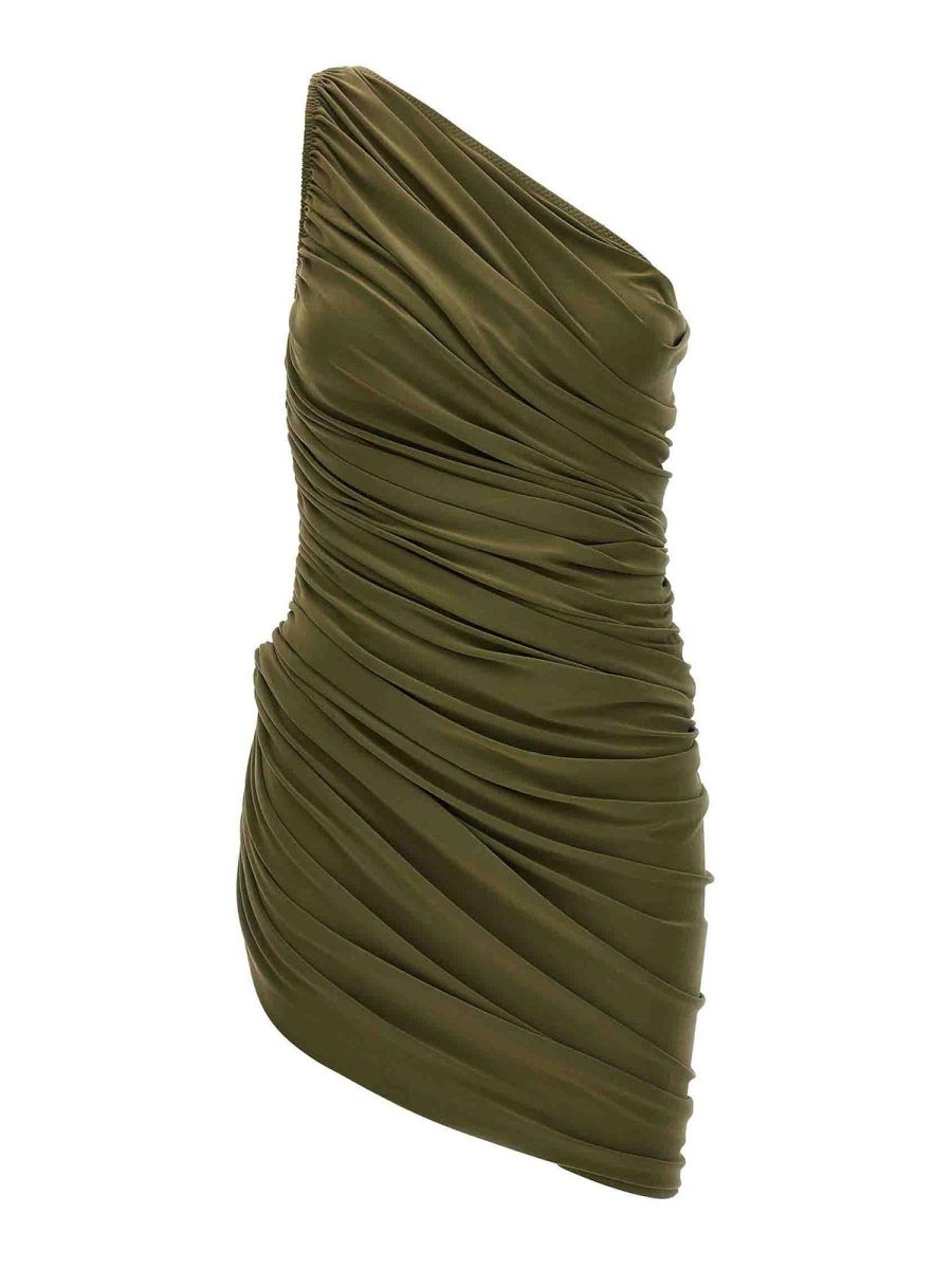 Norma Kamali Robe Courte - Vert