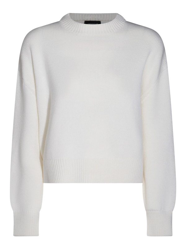 Fabiana Filippi Pull Col Rond - Blanc