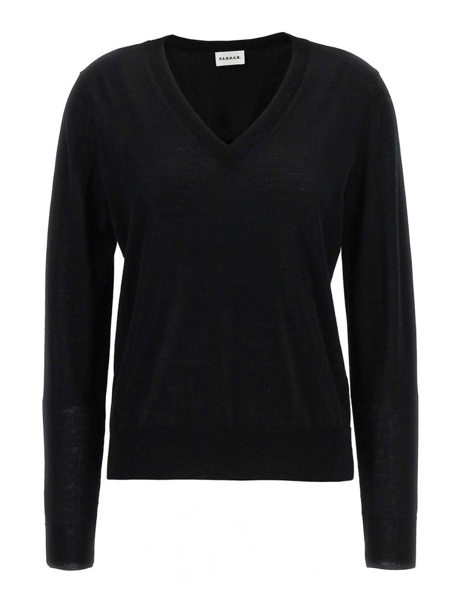 P. A.R. O.S. H. Pull À Col V - Noir