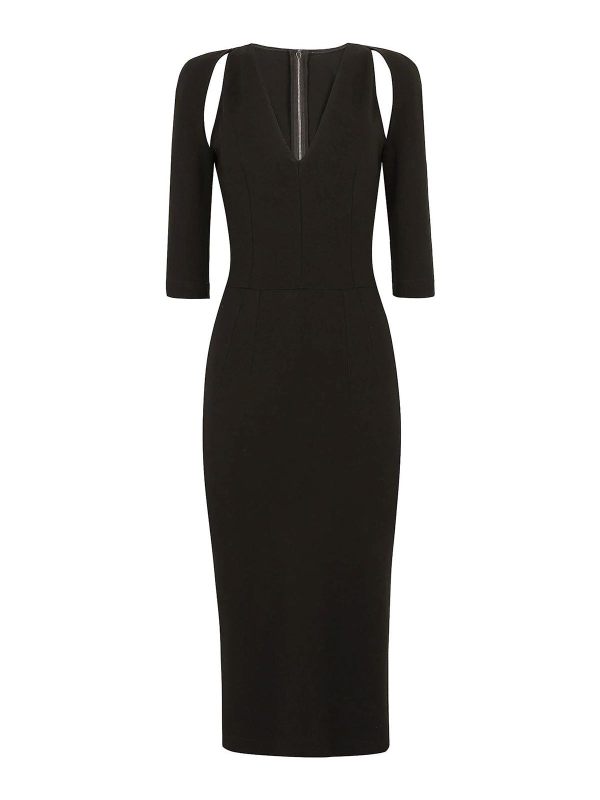 Dolce & Gabbana Robe Au Genou - Noir