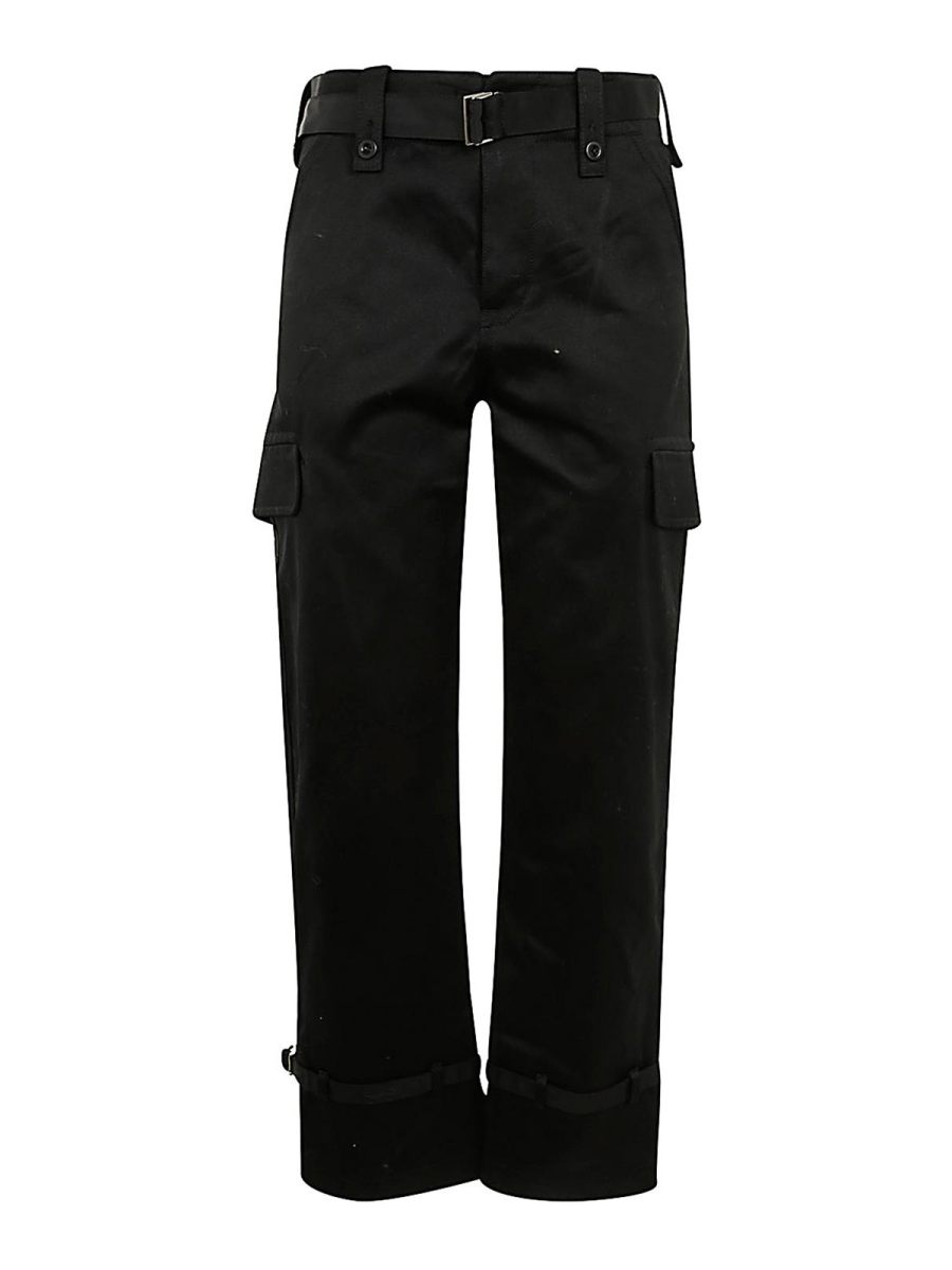 Sacai Pantalons Décontractés - Noir