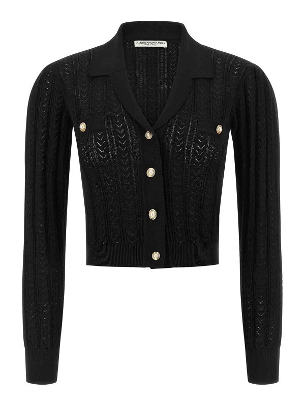 Alessandra Rich Cardigan - Noir