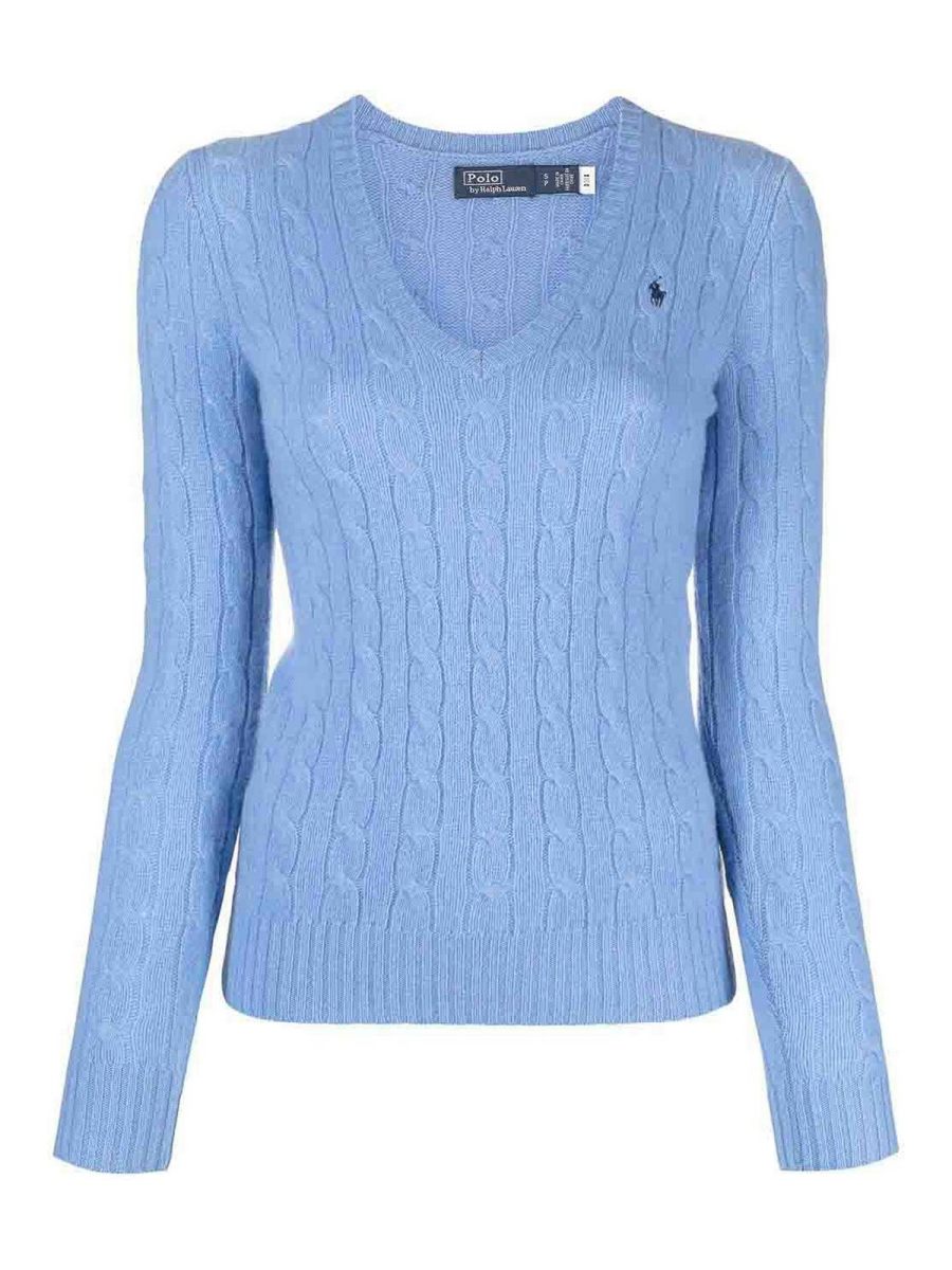 Polo Ralph Lauren Pull Col Rond - Bleu