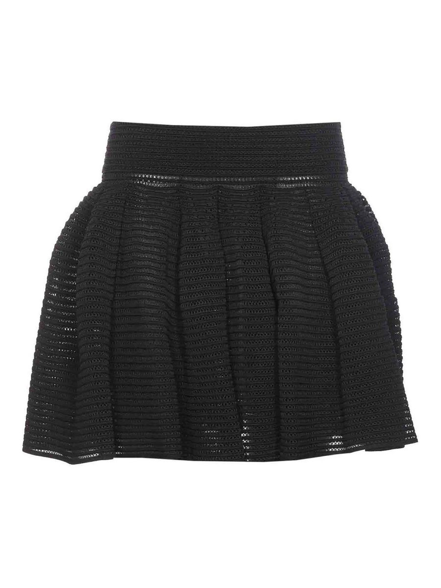 Alaïa Jupe Midi - Noir