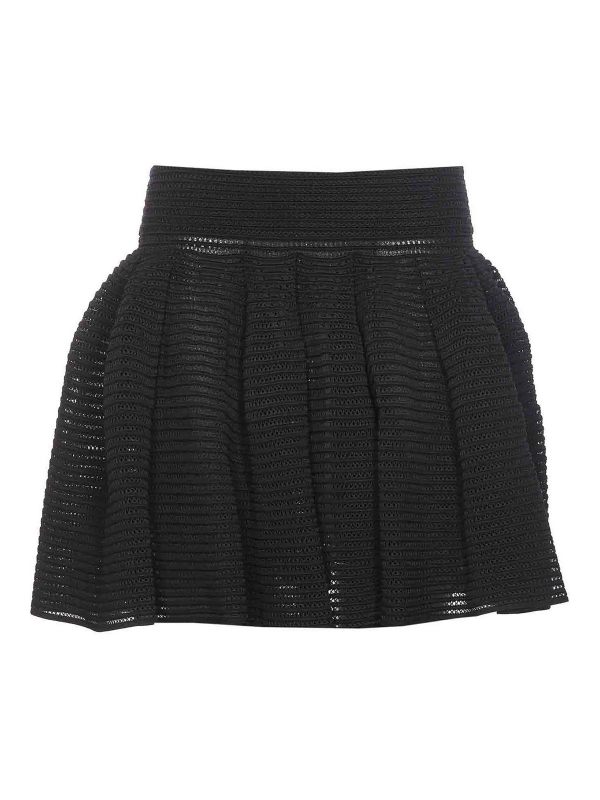 Alaïa Jupe Midi - Noir