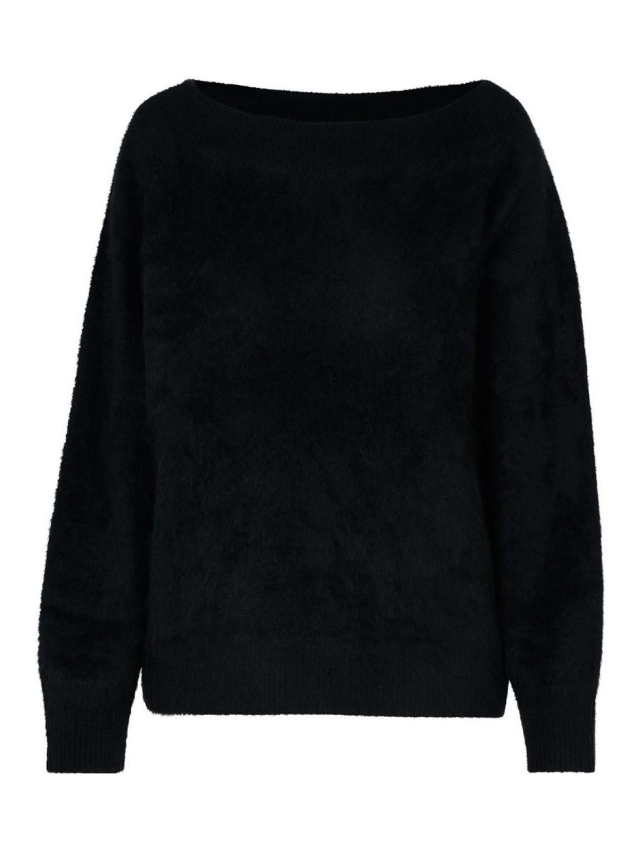 Lisa Yang Pull Col Rond - Noir