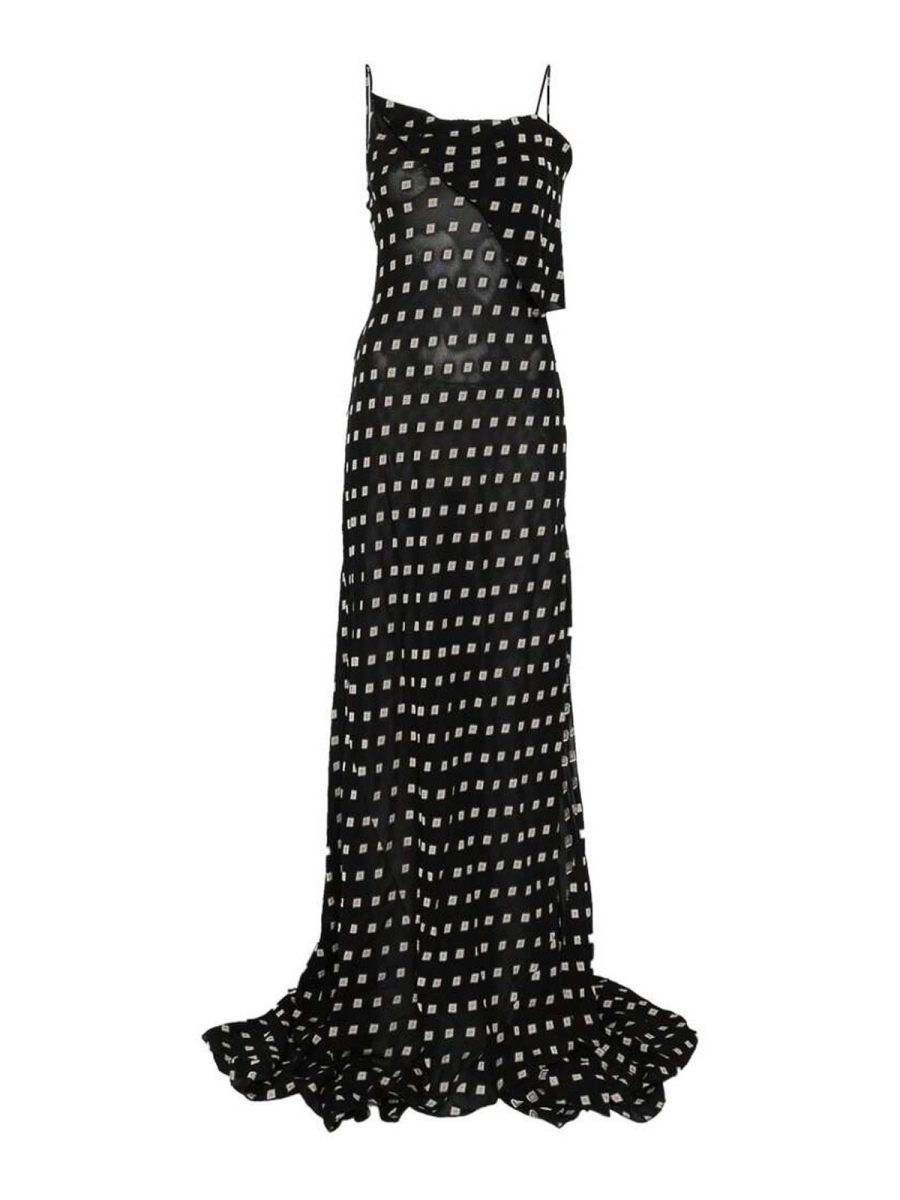Ann Demeulemeester Maxi Robe - Noir
