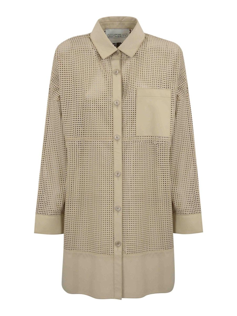 Leather Authority Chemise - Blanc