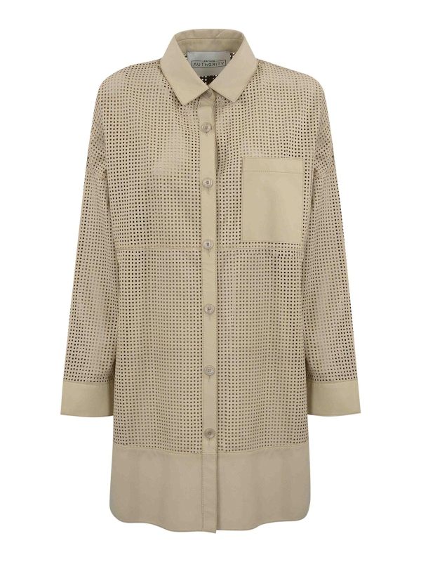 Leather Authority Chemise - Blanc