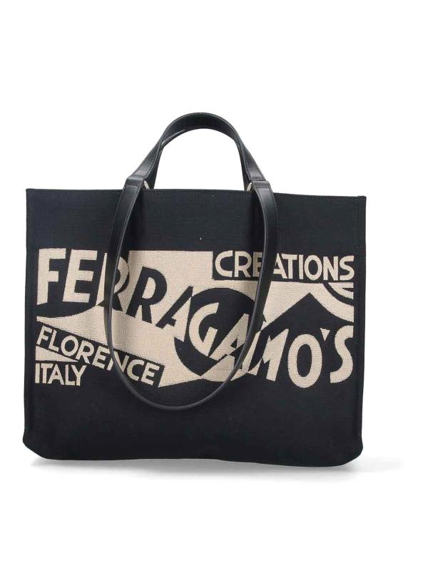 Salvatore Ferragamo Sac Bandoulière - Noir