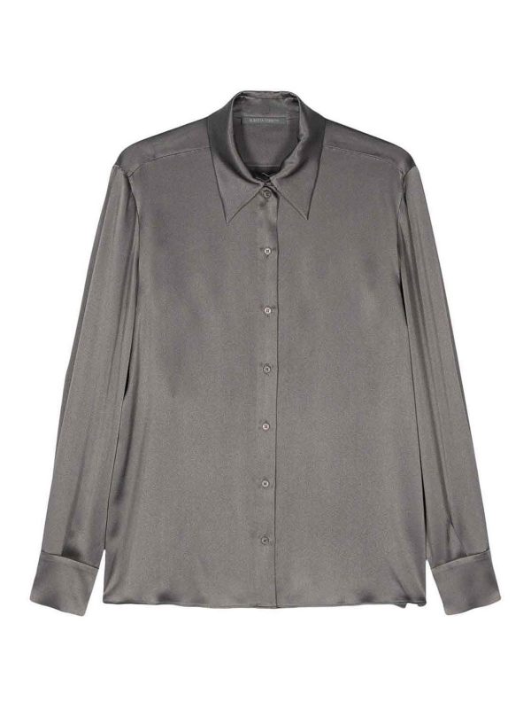 Alberta Ferretti Chemise - Gris