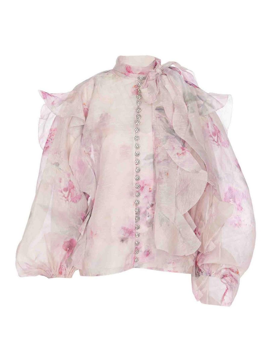 Zimmermann Blouse - Couleur Chair
