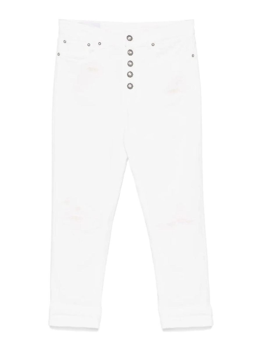 Dondup Pantalons Décontractés - Blanc