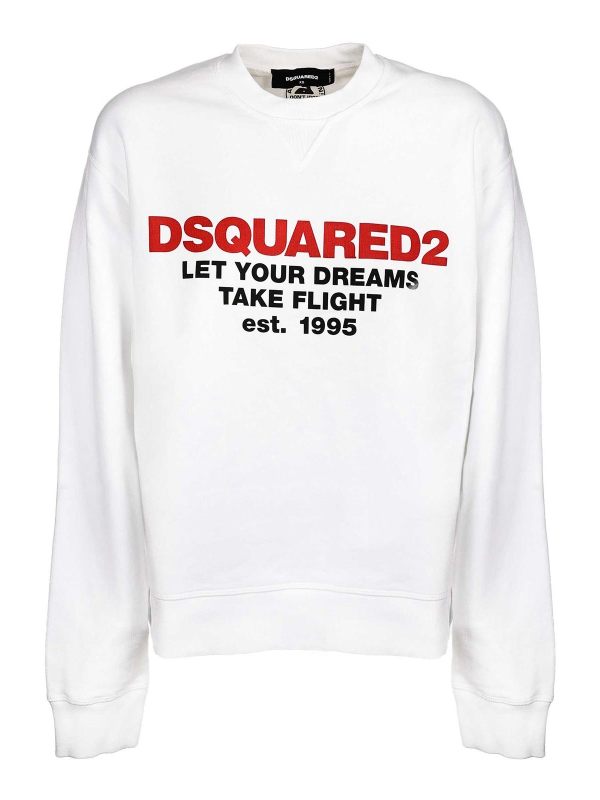 Dsquared2 Sweat-Shirts - Blanc