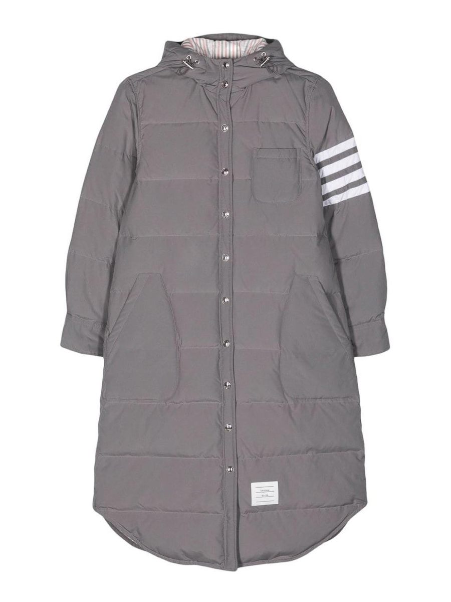 Thom Browne Manteau Rembourré - Gris