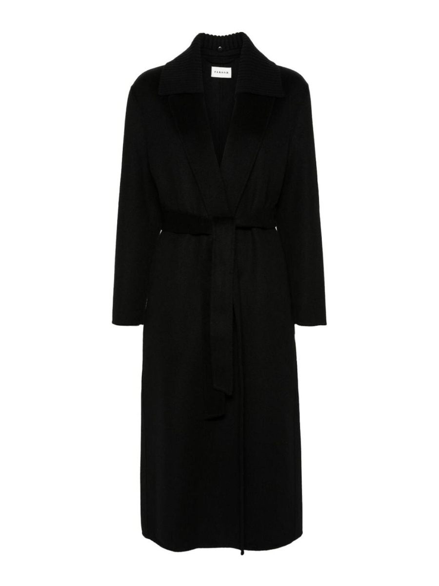 P. A.R. O.S. H. Manteau Court - Noir