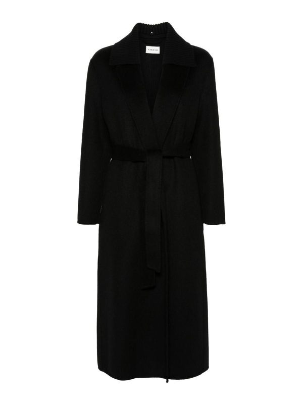 P. A.R. O.S. H. Manteau Court - Noir