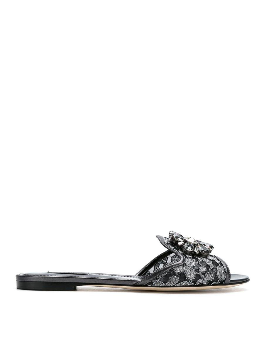 Dolce & Gabbana Sandales - Argent