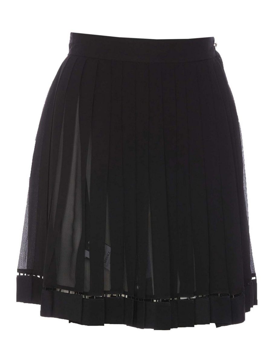 Versace Jupe Midi - Noir