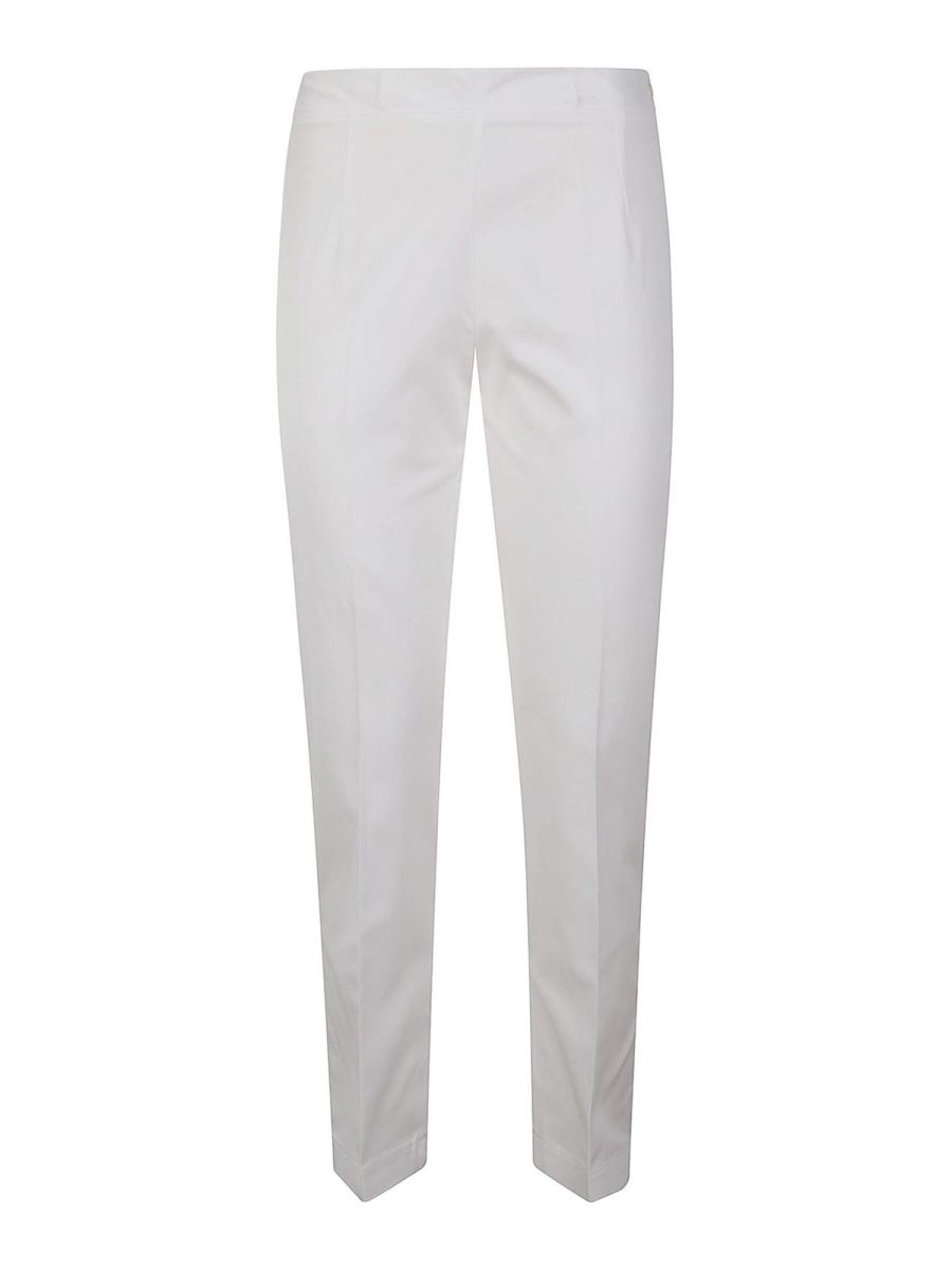 Hira Pantalons Décontractés - Blanc